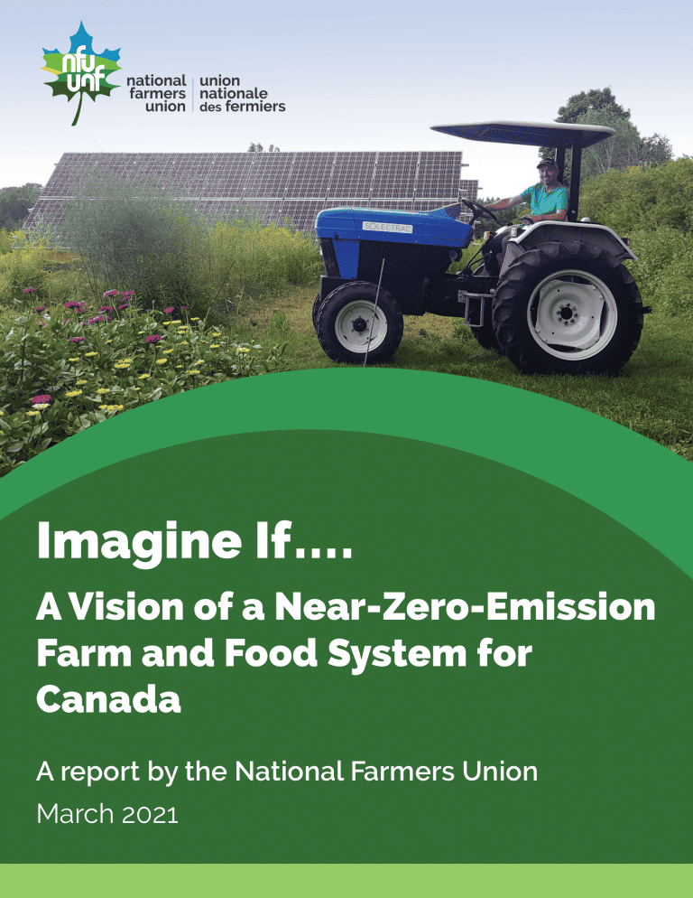 A Vision of a Near-Zero-Emission Farm and Food System for Canada