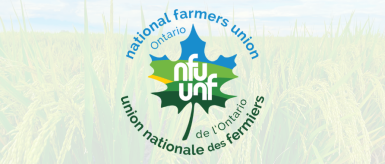 The logo for the National Farmers Union - Ontario.