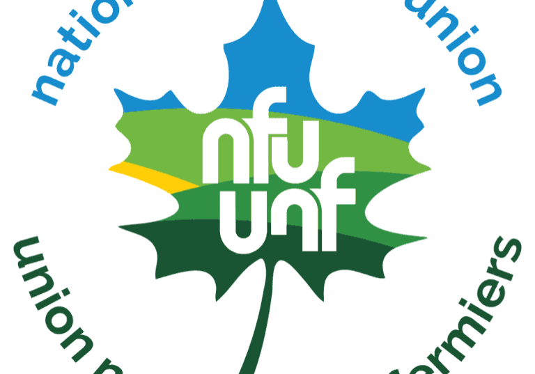 The Ontario national farmers union logo.