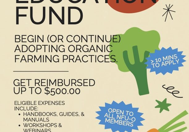 Organic Education Fund (Tabling Placard)