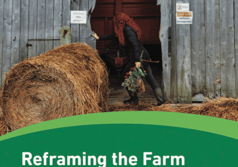 Report cover for Reframing the Farm Labour Crisis in Ontario.